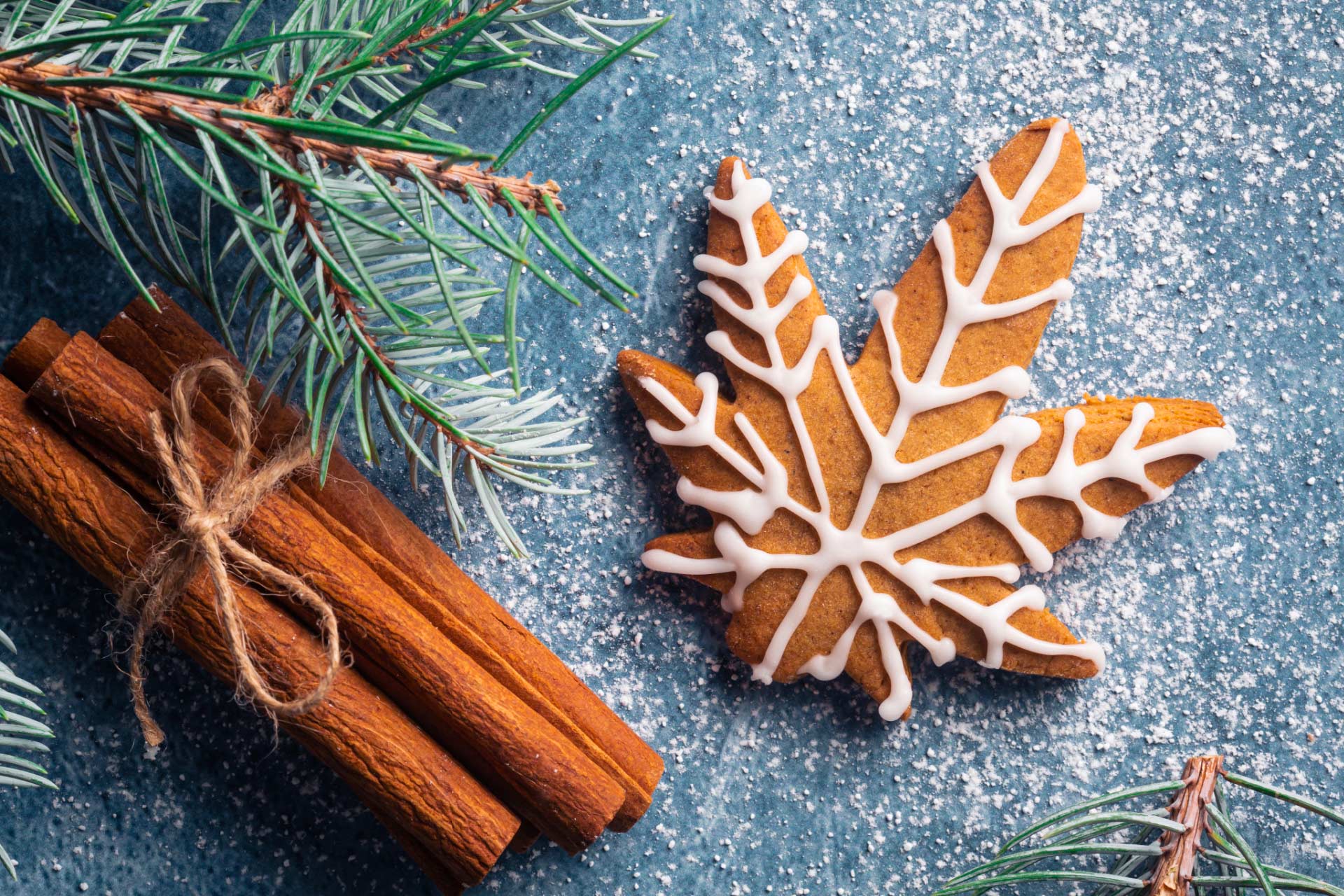 Holiday Cookies & Cinnamon Sticks