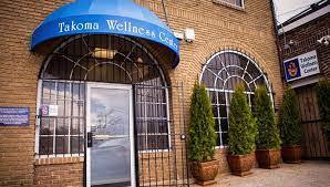 Front door of Takoma Wellness Center medical marijuana dispensary in Washington, D.C.